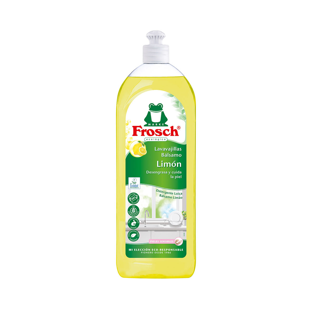 Detergente Manual Loiça Eco Limão 750 ml - Go Natural