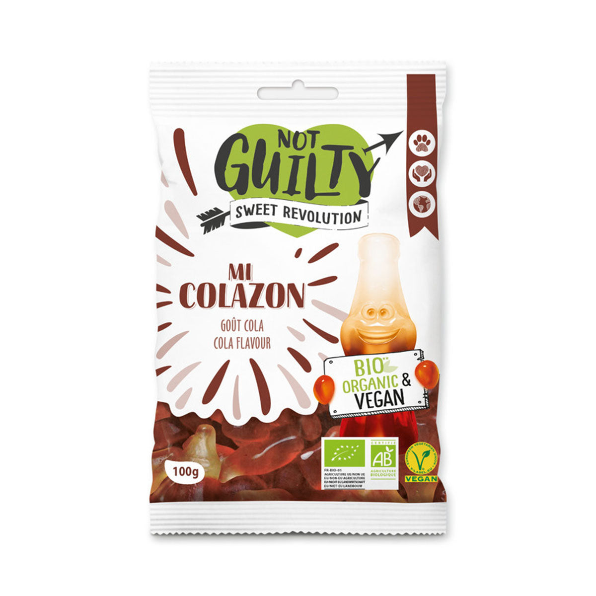 Gomas Garrafinhas Cola BIO 100 gr - Go Natural