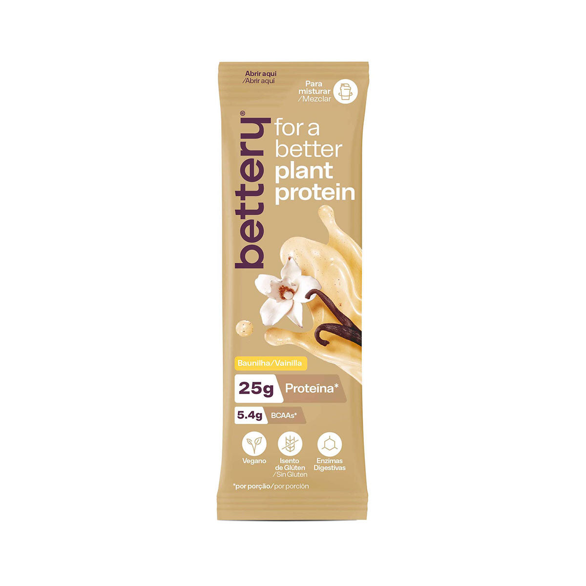 Proteína Vegetal c/ sabor a Baunilha 32 gr - Go Natural