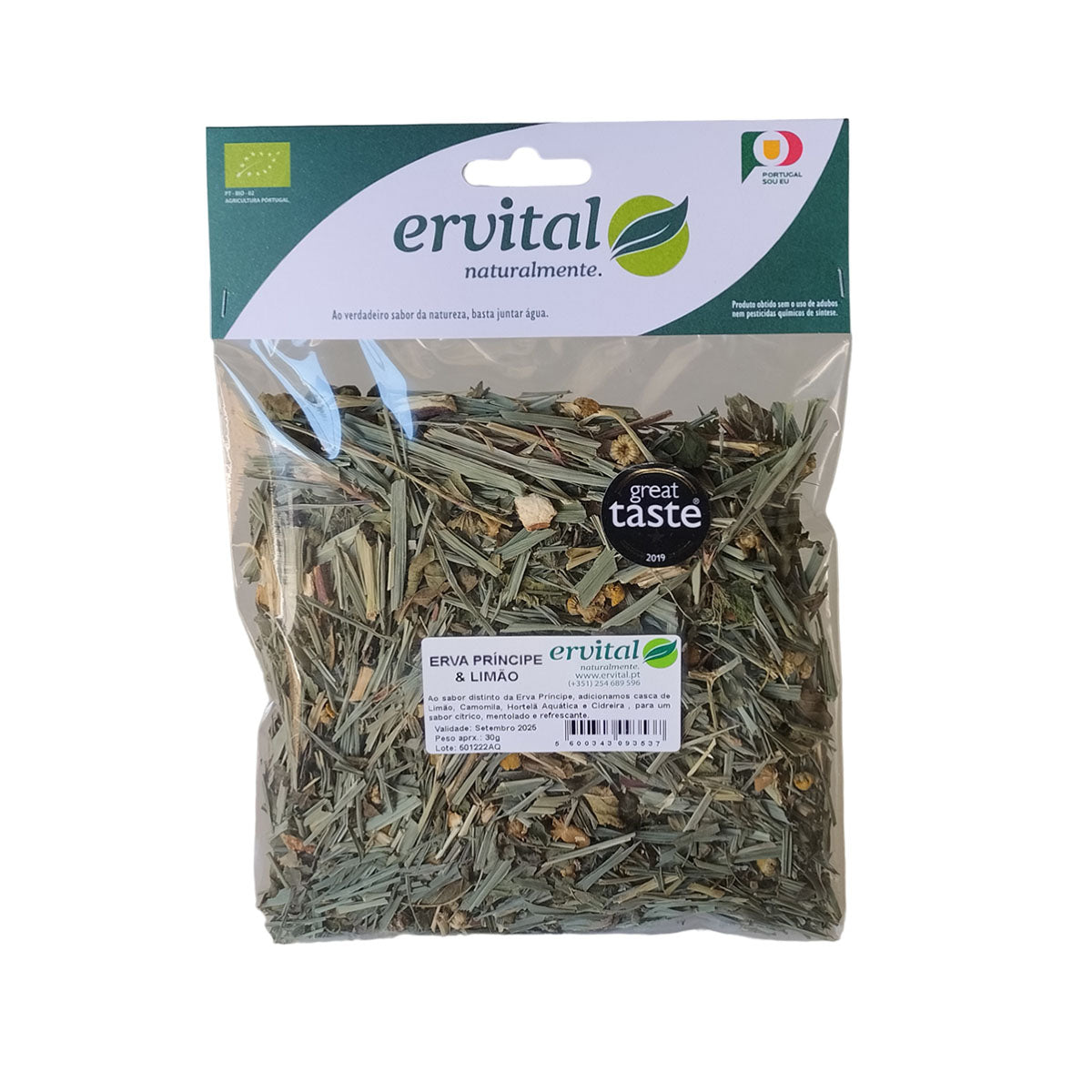 Chá Erva Príncipe e Limão BIO 30 gr - Go Natural
