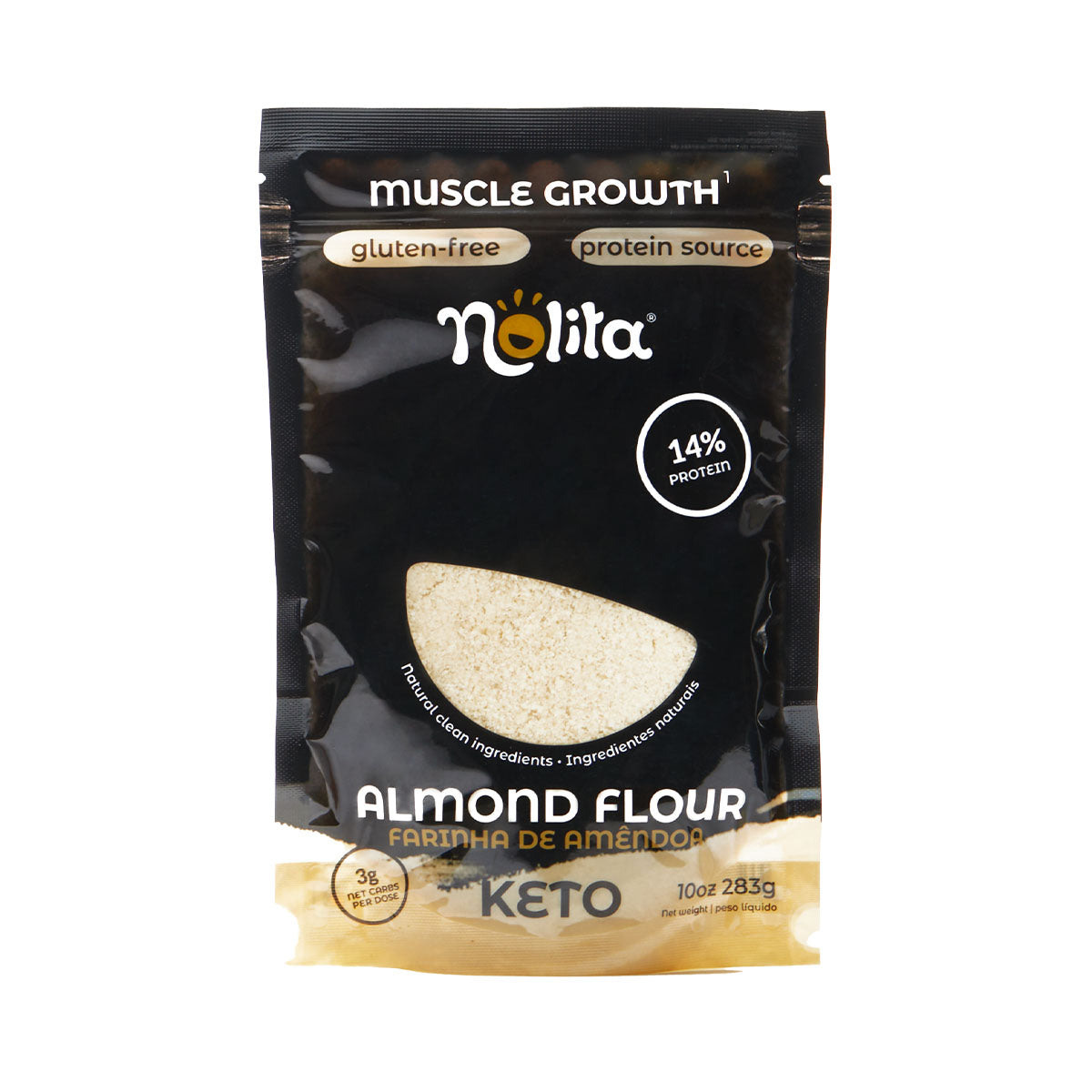 Farinha De Amêndoa S/Glúten Low Carb BIO 283 gr - Go Natural