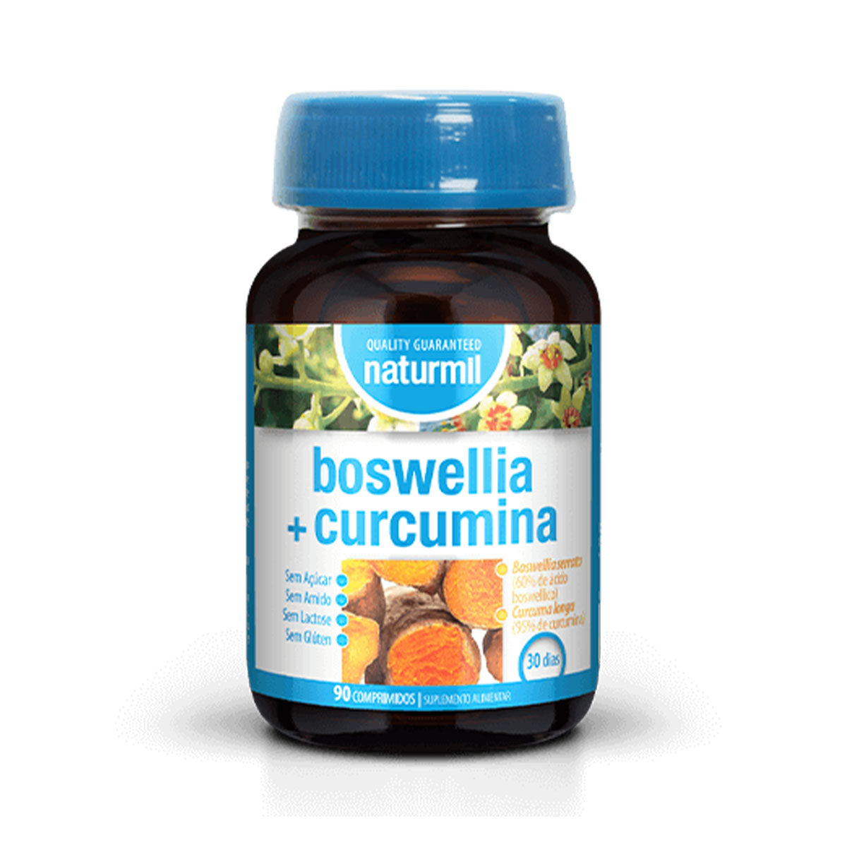 Boswelia + Curcumina 90 Comprimidos - Go Natural