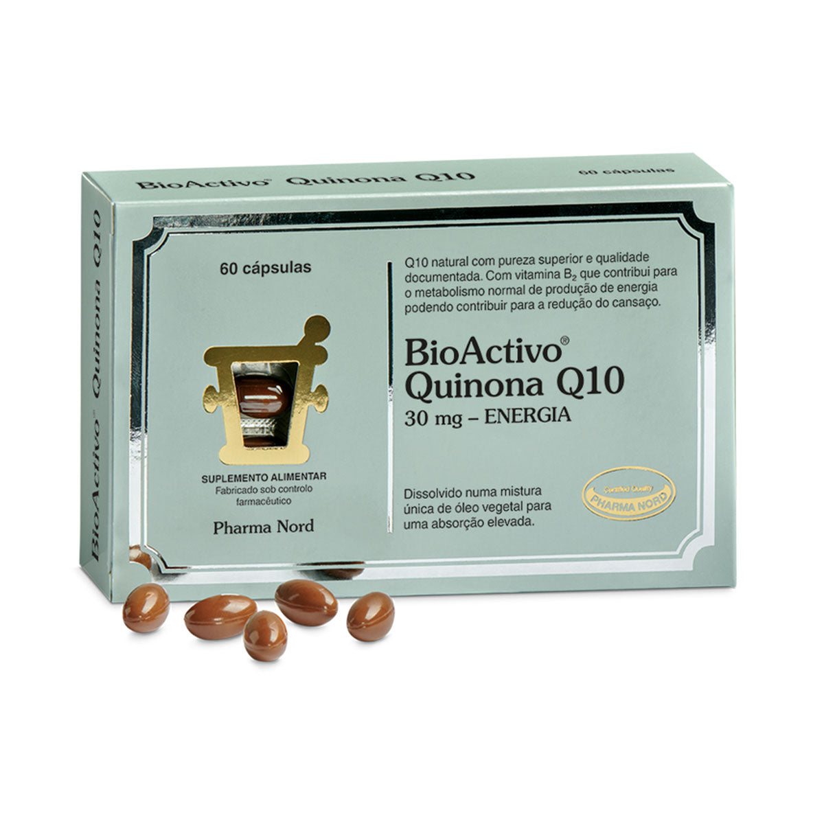 Bioactivo Quinona Q10 30 mg 60 Cápsulas - Go Natural