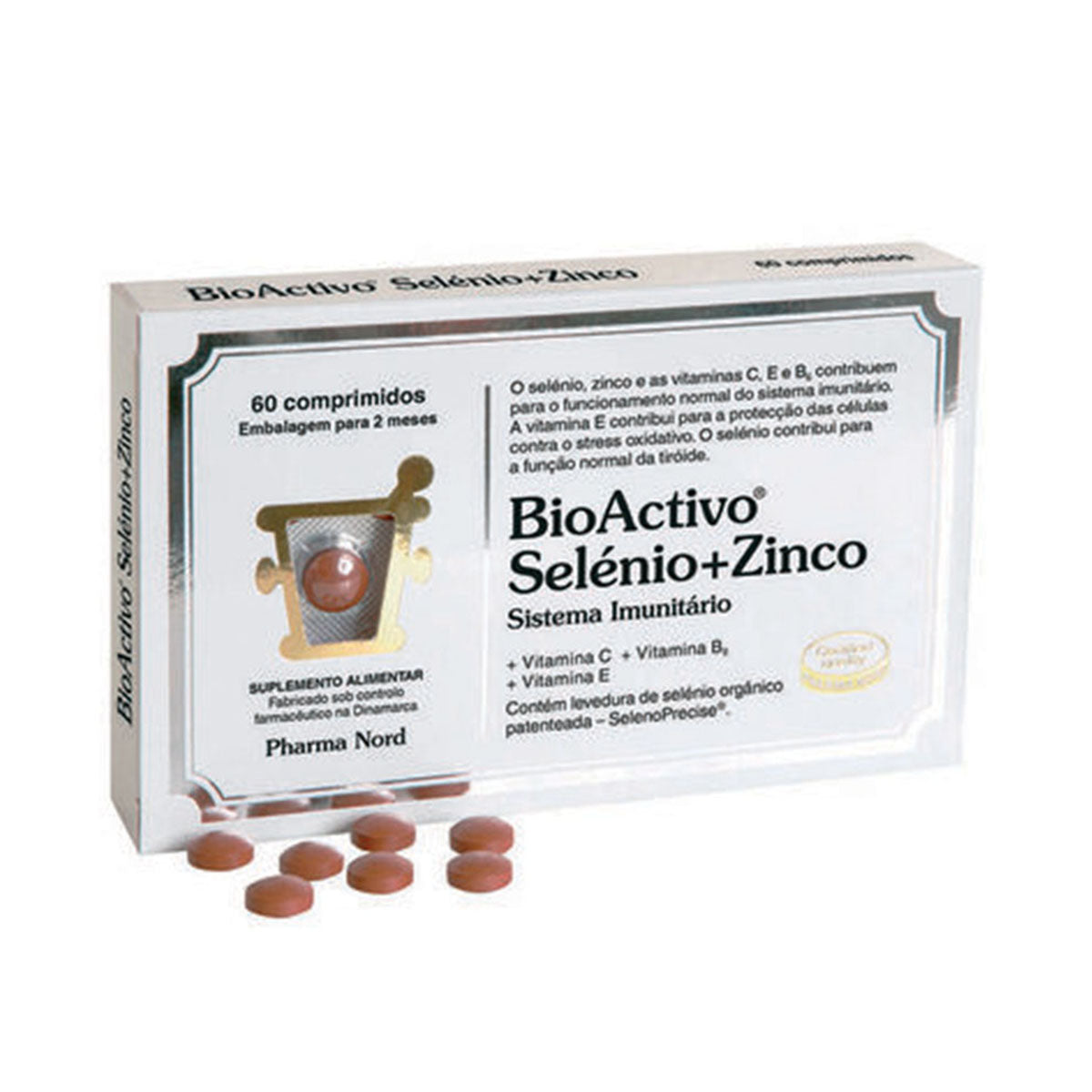 BioActivo Selenium + Zinco 60 Comprimidos - Go Natural