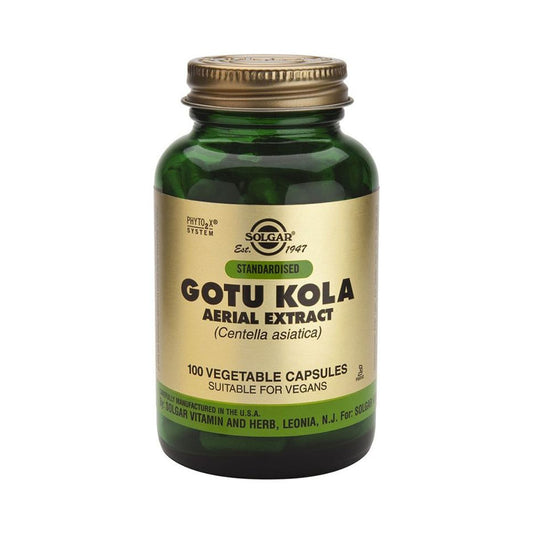 Solgar Gotu Kola Centella Asiatica 100 Cápsulas - Go Natural