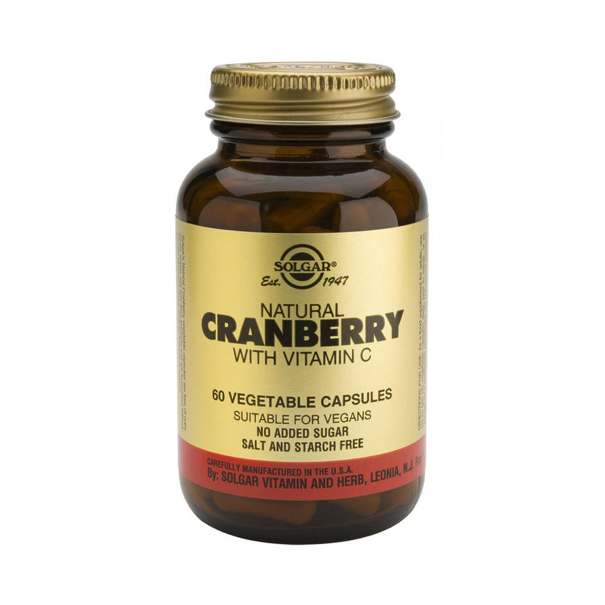 Solgar Cranberry 60 Cápsulas - Go Natural