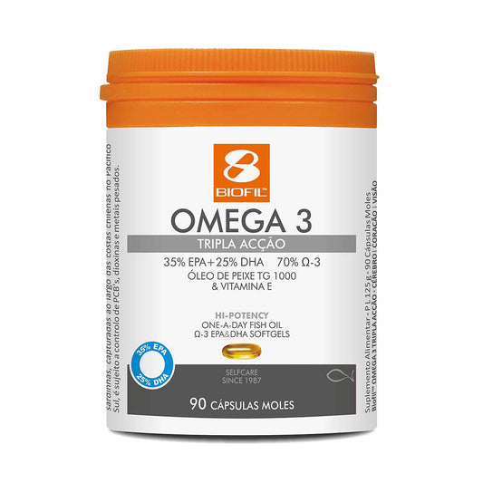 Biofil Ómega 3 Tripla Ação 700 Mg 90 Cápsulas - Go Natural