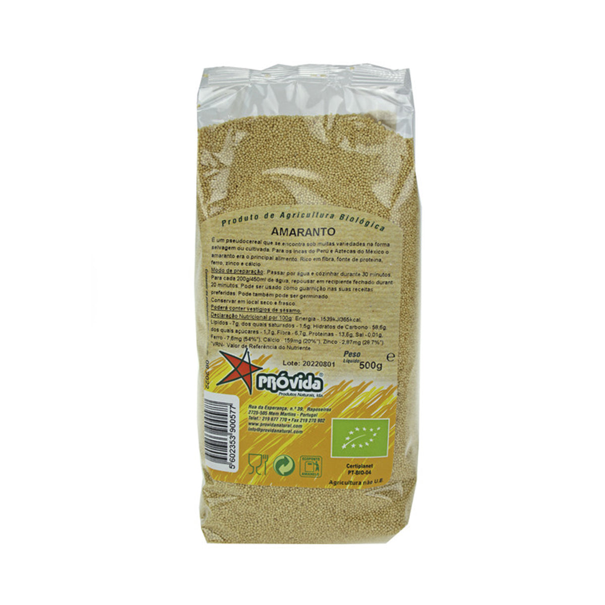 Amaranto BIO 500 gr - Go Natural