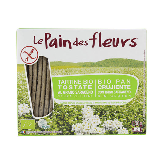 Tostas de Trigo Sarraceno sem Glúten BIO 150 gr - Go Natural