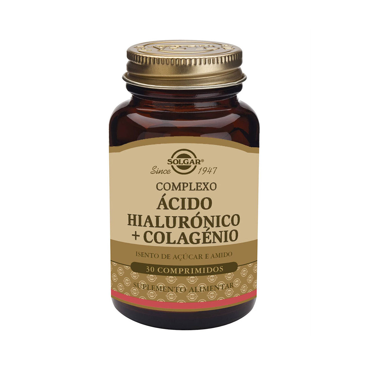 Solgar Ácido Hialurónico + Colagénio 30 Comprimidos - Go Natural