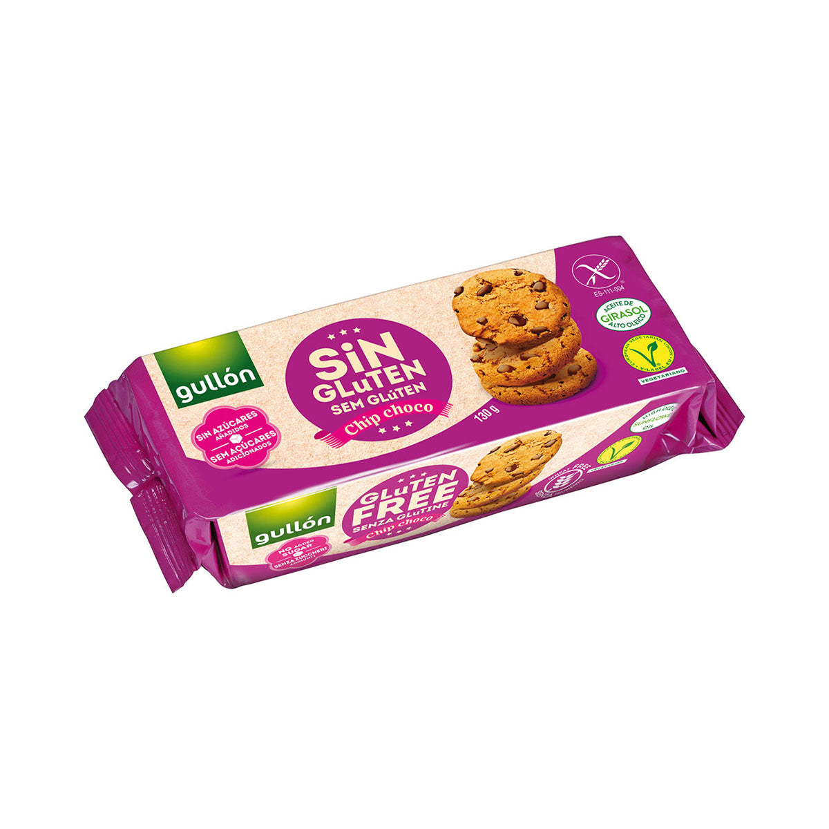 Bolachas de Chocolate Chips sem Glúten 130 gr - Go Natural