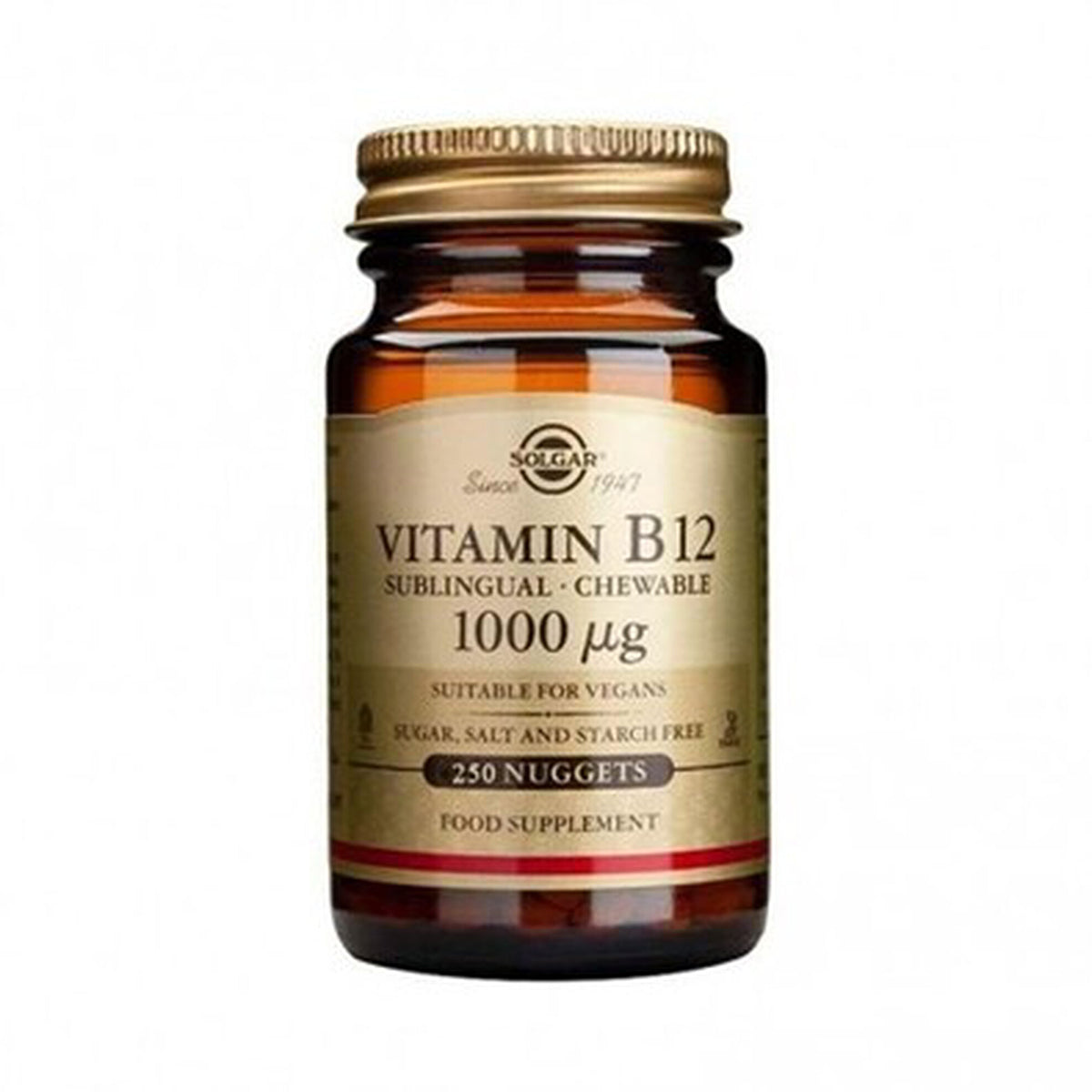 Solgar Vitamina B12 250 Comprimidos - Go Natural