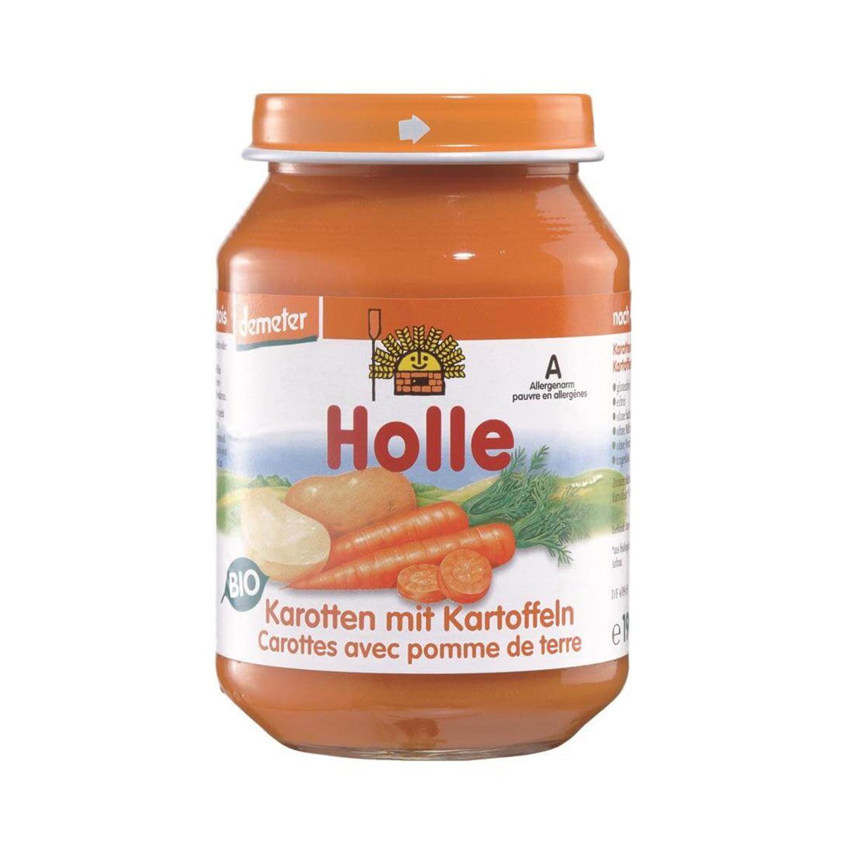 Holle Puré de Cenoura e Batata - Go Natural