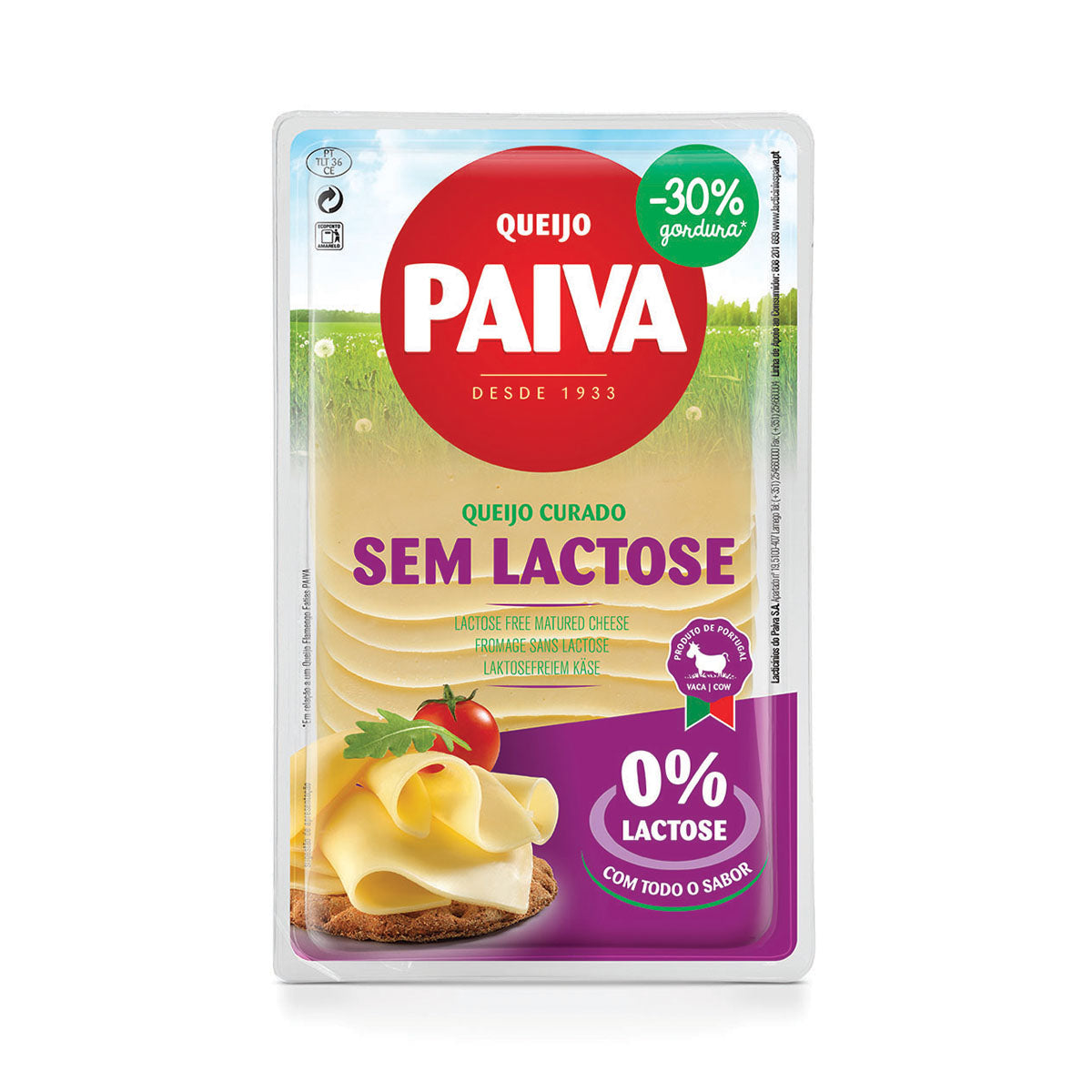Queijo Flamengo Fatias sem Lactose 150 gr - Go Natural