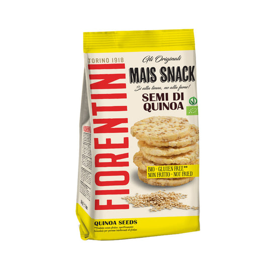 Snack Mini de Milho e Quinoa sem Glúten BIO 50 gr - Go Natural