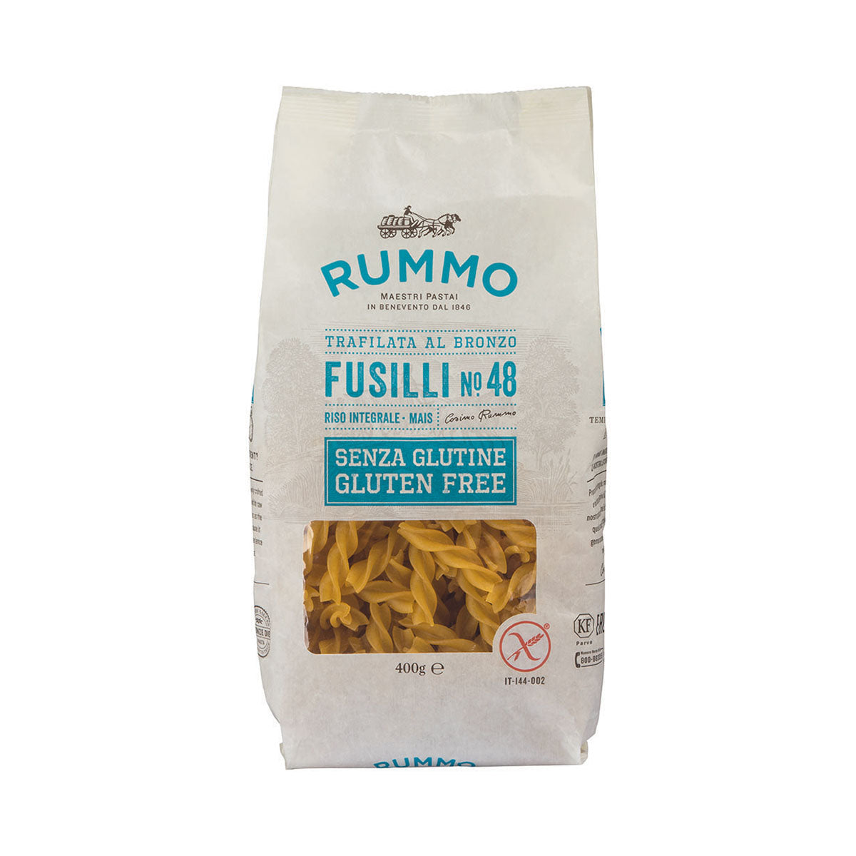 Fusilli Sem Glúten 400 gr - Go Natural