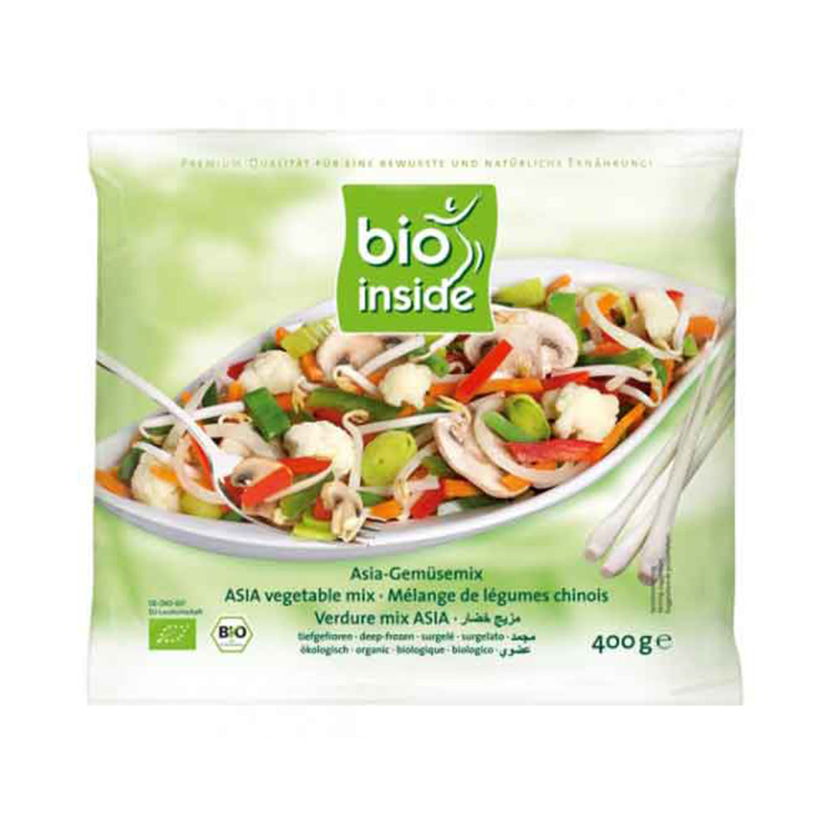 Mistura de Vegetais Asia BIO Bioside 400gr - Go Natural