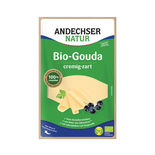 Queijo Gouda Fatiado BIO 150 gr - Go Natural