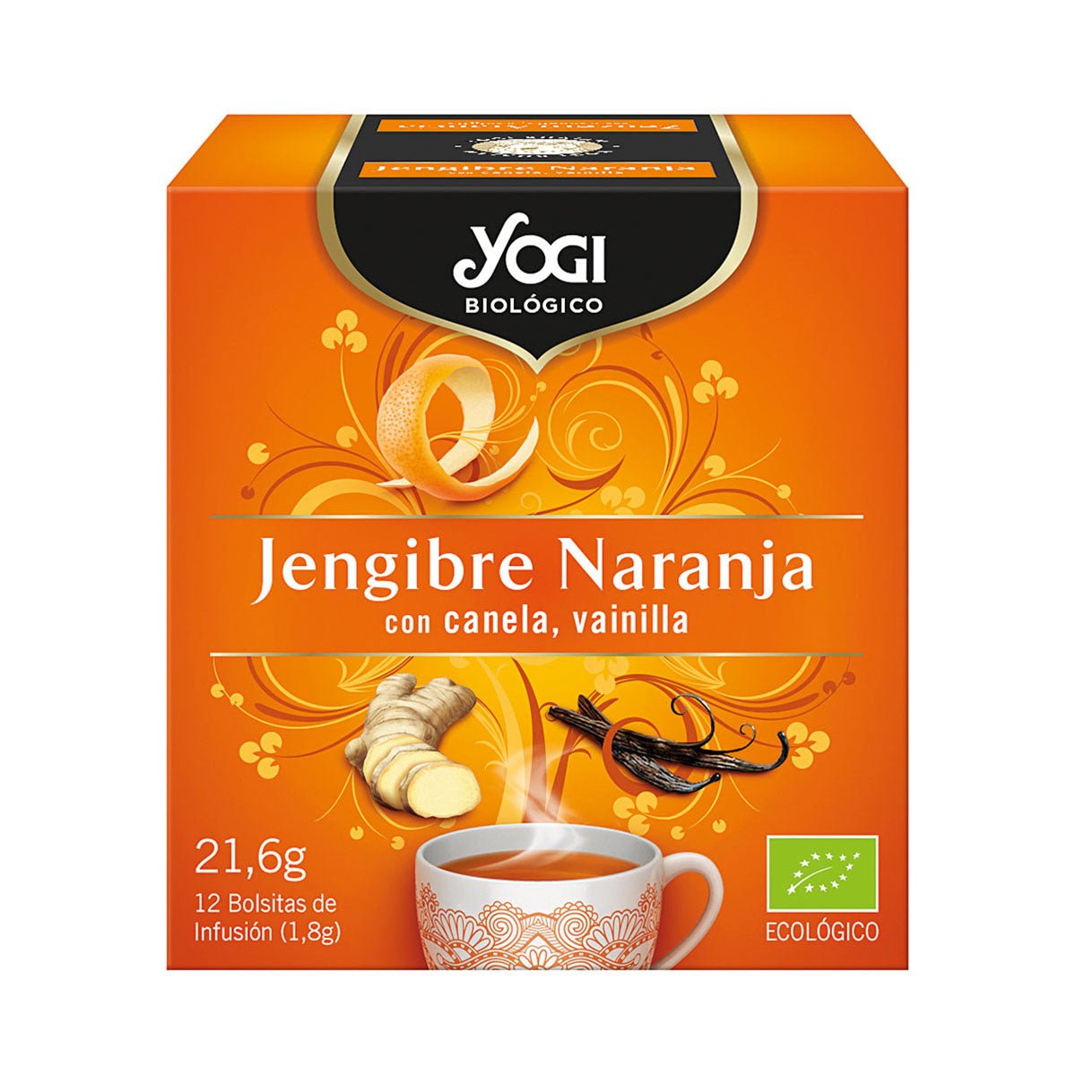 Chá Gengibre e Laranja Saquetas BIO 12 un. - Go Natural