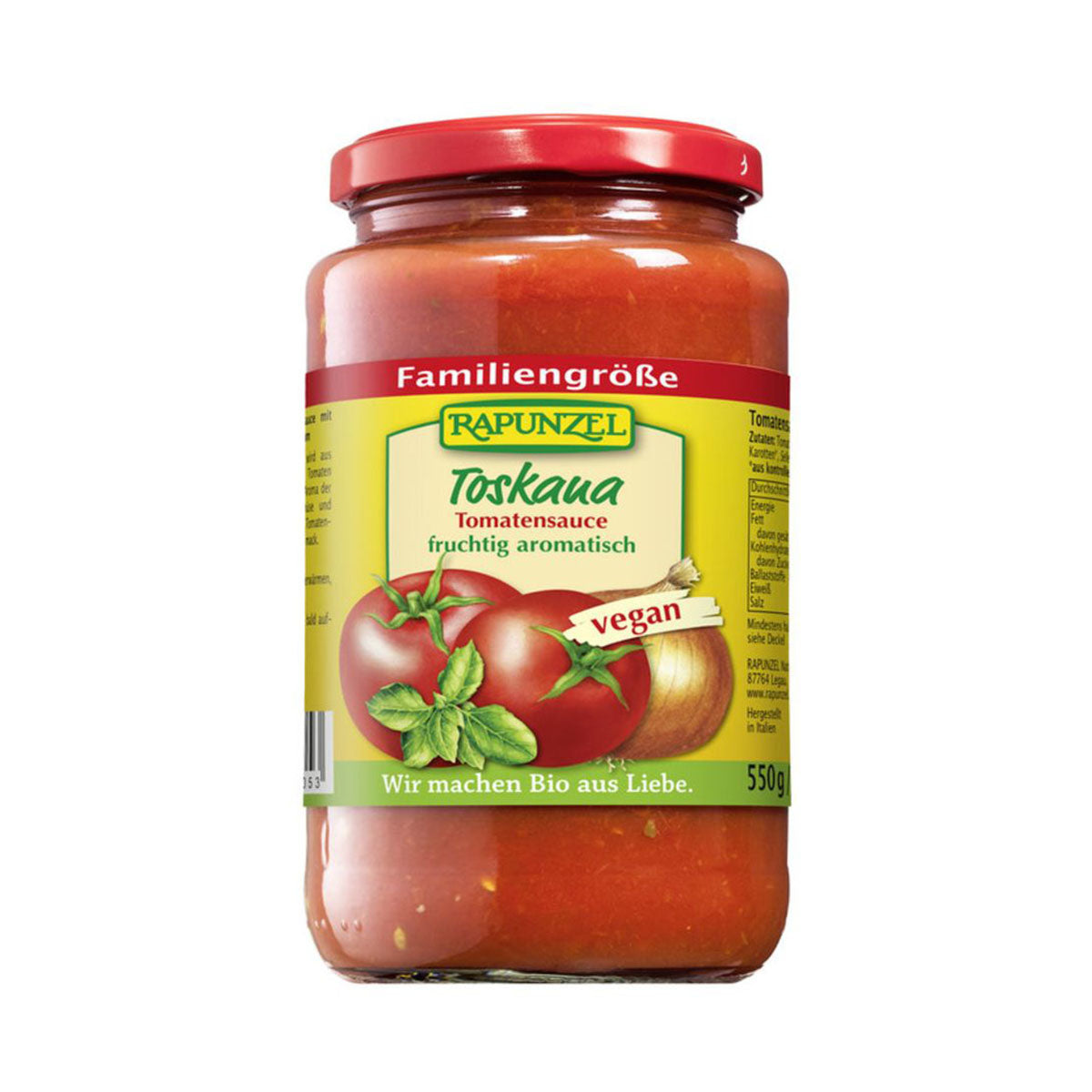 Molho de Tomate Toscana BIO 335 gr - Go Natural