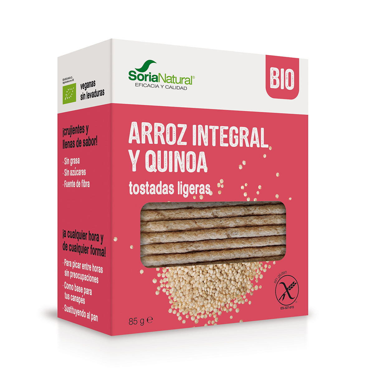 Tostas de Arroz e Quinoa BIO 25x3,4 gr - Go Natural