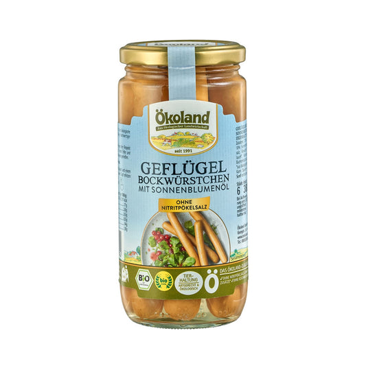Salsichas Aves Bockwurst BIO 180 gr - Go Natural