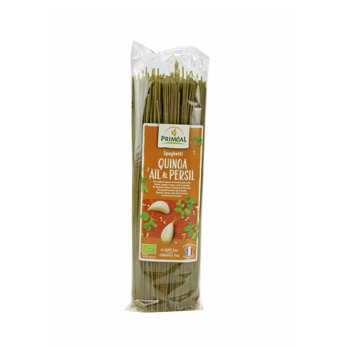 Esparguete Quinoa com Alho e Salsa BIO 500 gr - Go Natural