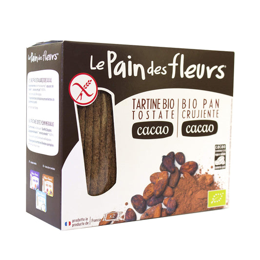 Tostas de Cacau Sem Glúten BIO 160gr - Go Natural
