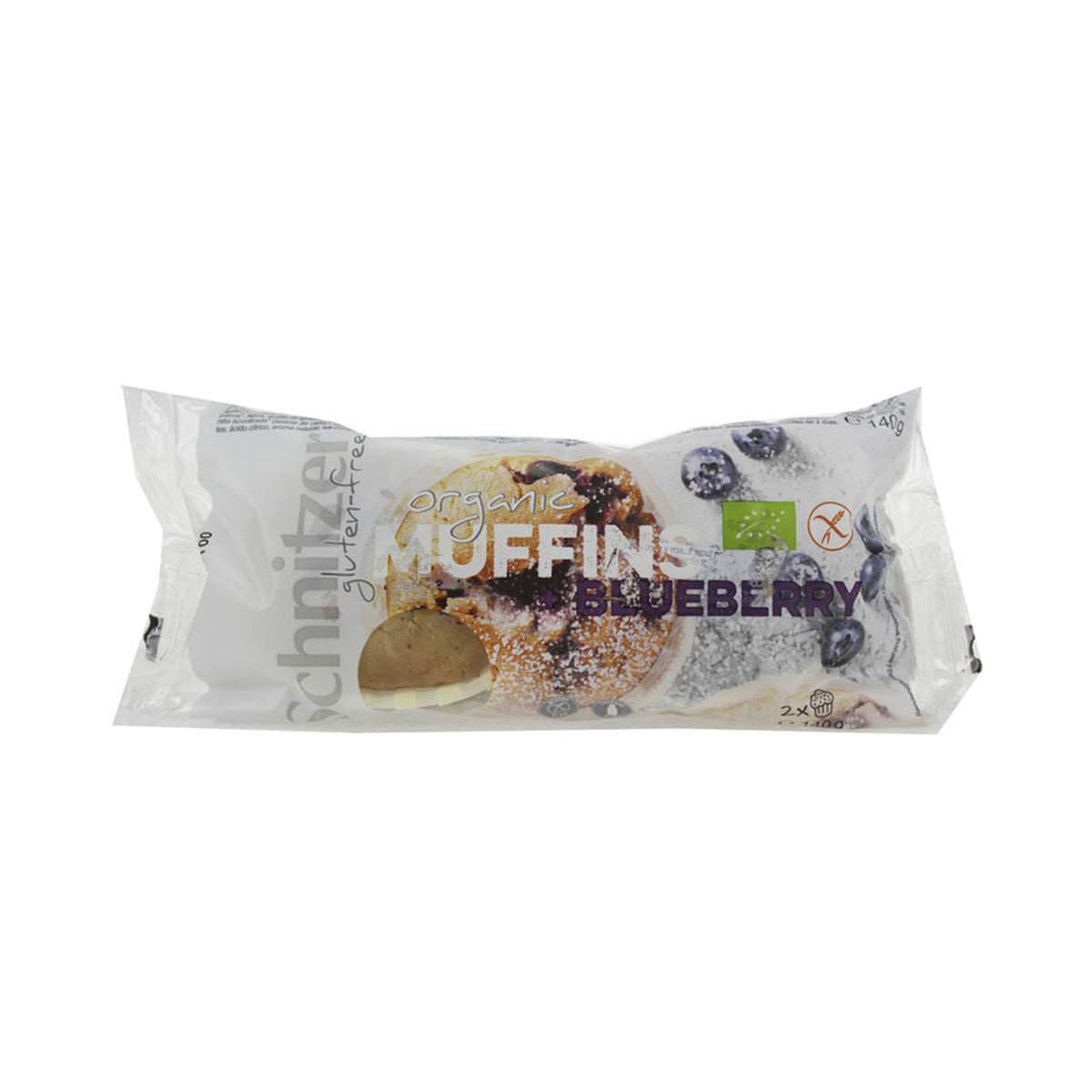 Muffin Mirtilo Sem Glúten BIO - Go Natural