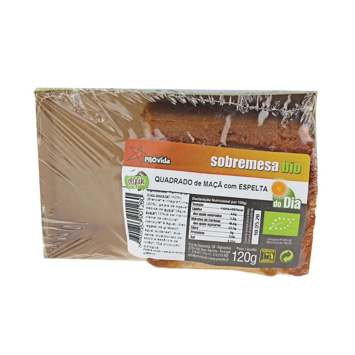 Quadrado De Maçã Com Espelta BIO 100 gr - Go Natural