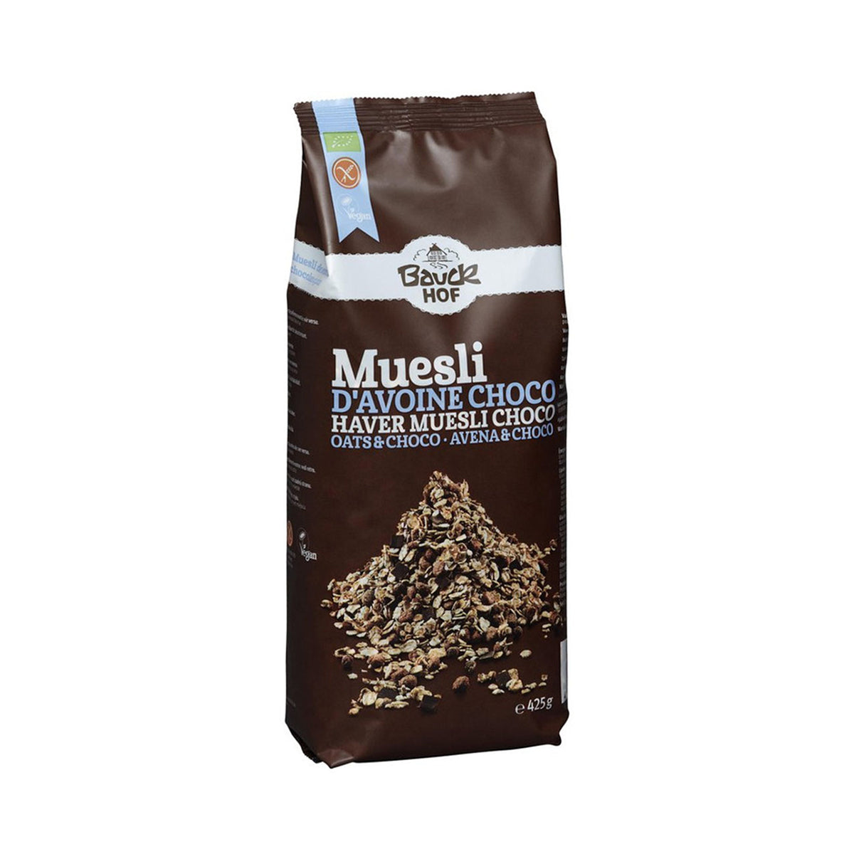 Muesli de Aveia com Chocolate sem Glúten BIO 425 gr - Go Natural