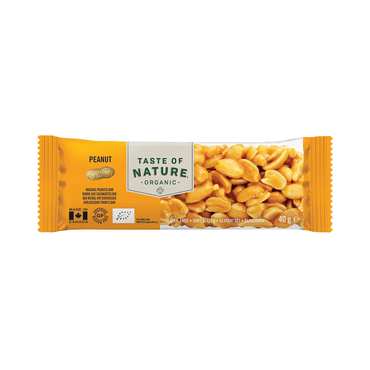 Barra de Amendoim BIO 40 gr - Go Natural