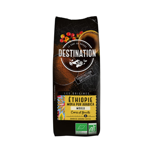 Café Moído Etiópia Moka Puro Arábica BIO 250 gr - Go Natural