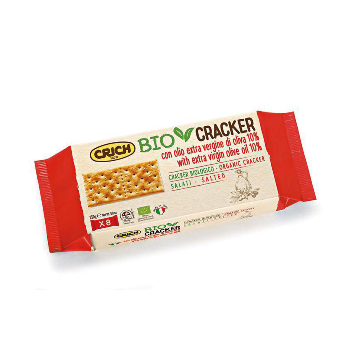 Crackers Sal e Azeite Crich BIO 250gr - Go Natural