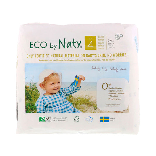 Fraldas tamanho 4 7-18kg  26 un - Go Natural