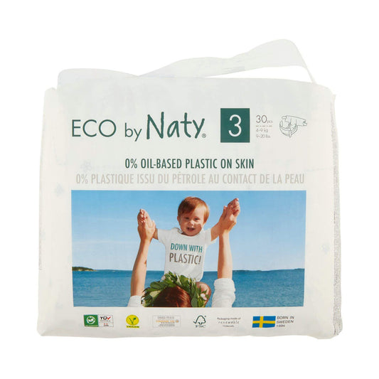Fraldas Tamanho 3 4-9 kg 30 un. - Go Natural