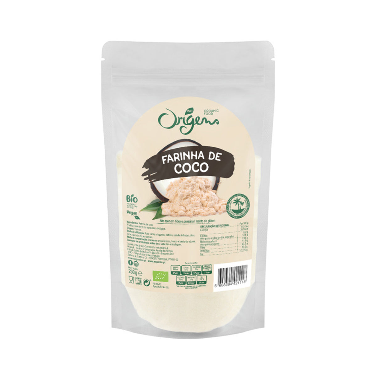Farinha de Coco BIO 250 gr - Go Natural
