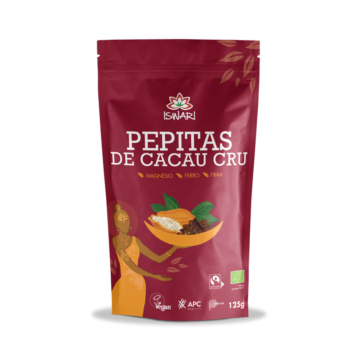 Cacau Cru em Pepitas BIO 125 gr - Go Natural