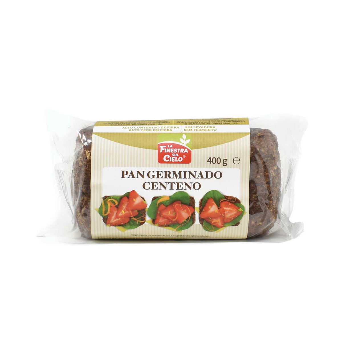 Pão Germinado De Centeio La Finestra BIO 400gr - Go Natural