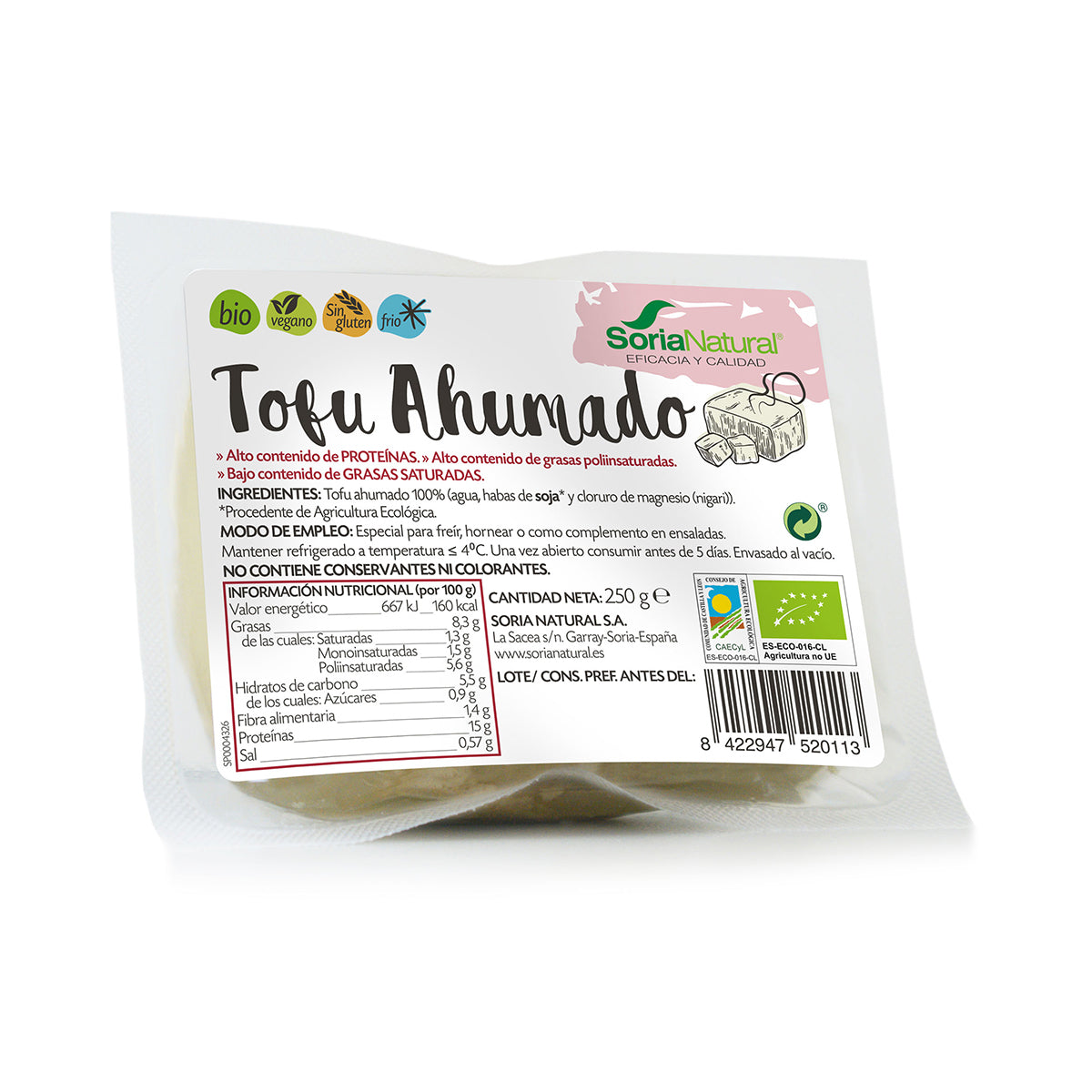 Tofu Fumado 250 gr - Go Natural