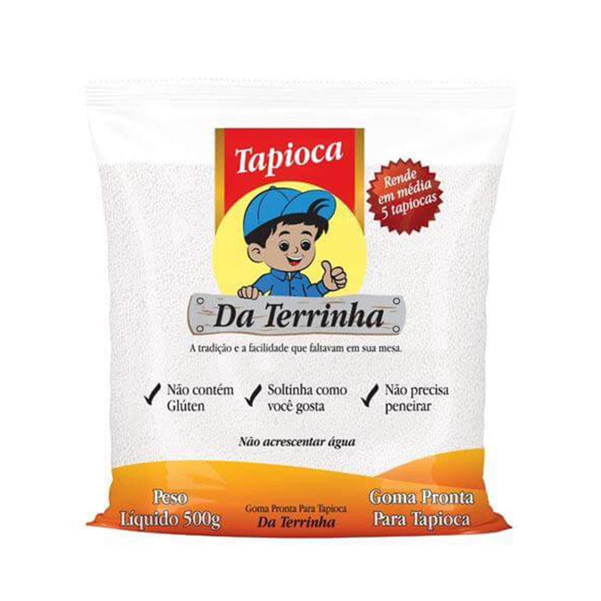 Tapioca Hidratada Da Terrinha 500g - Go Natural