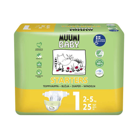Fraldas 2-5 Kg Tamanho 1 25 un. - Go Natural