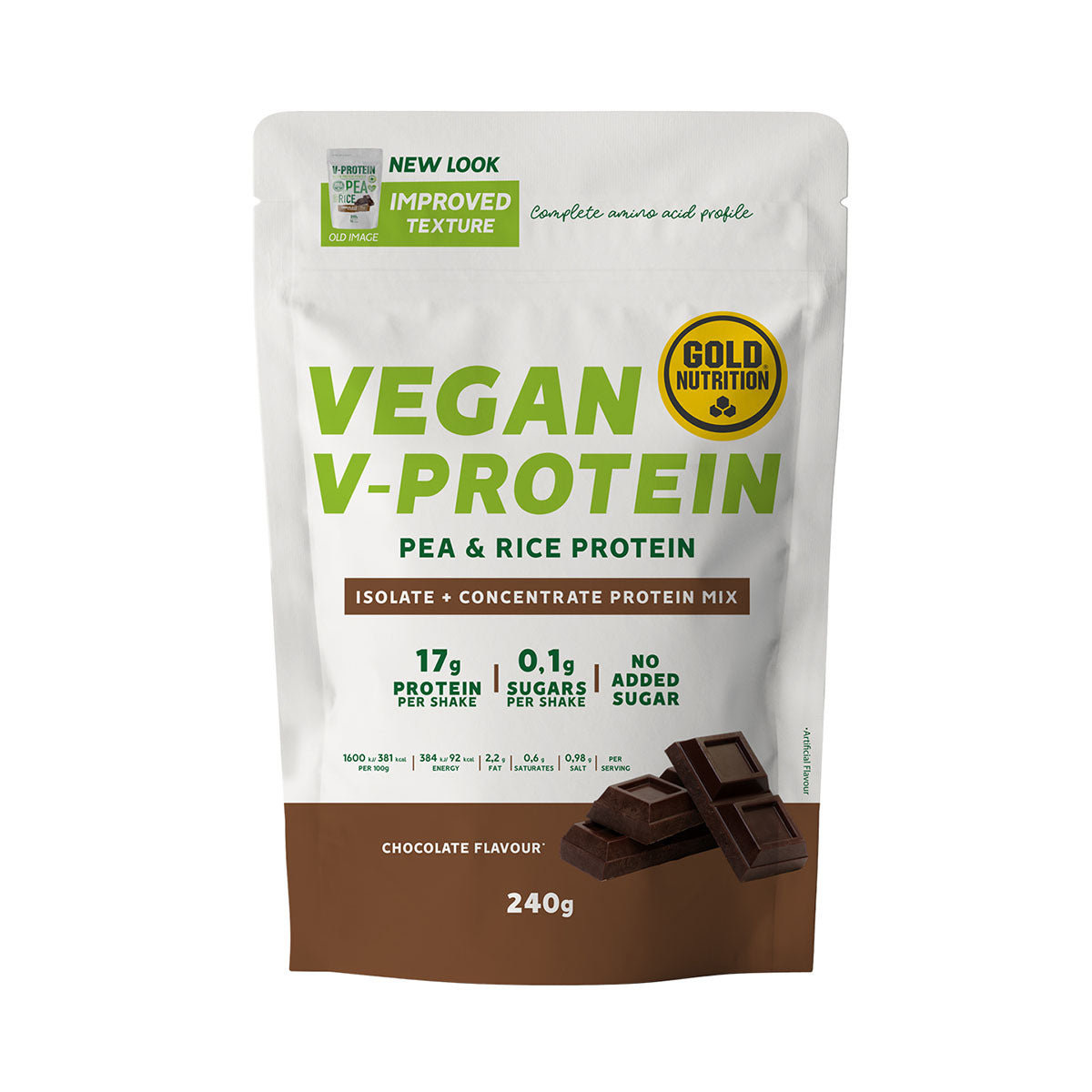 V-Protein Chocolate 240 gr - Go Natural