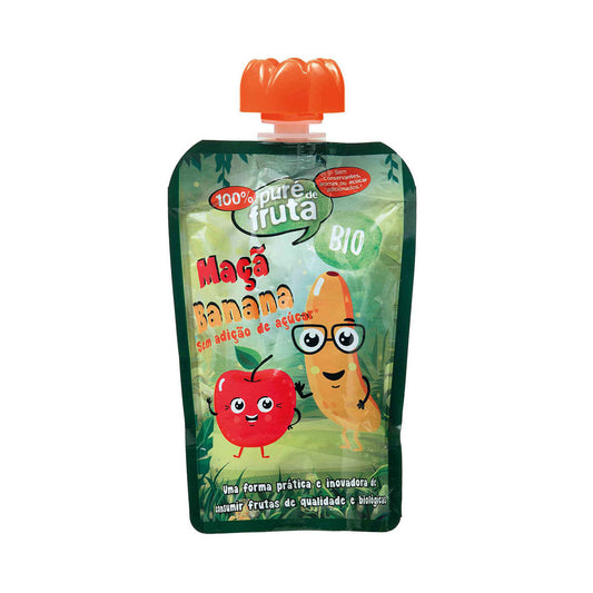 Puré de Maçã e Banana BIO 100 gr - Go Natural