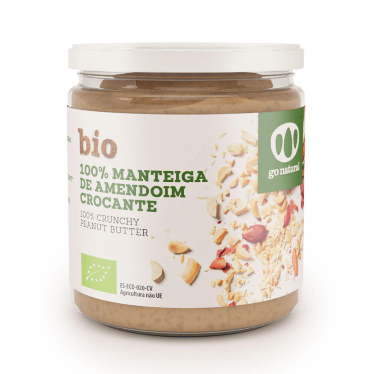 Manteiga de Amendoim Crocante BIO 225 gr - Go Natural