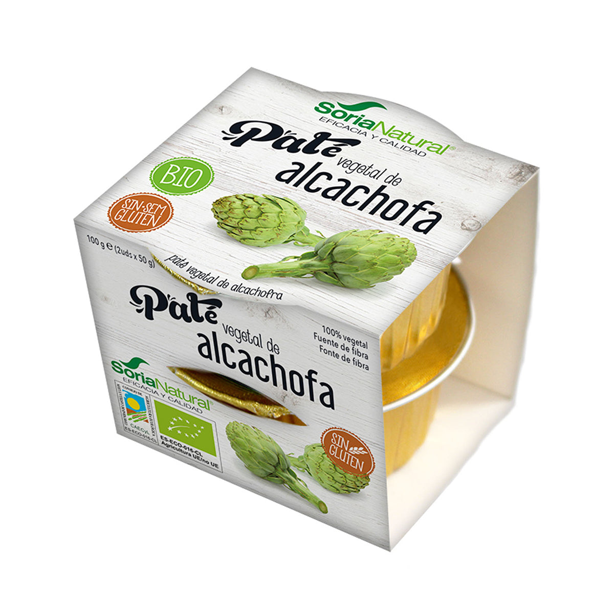 Paté de Alcachofra 2X50 gr - Go Natural