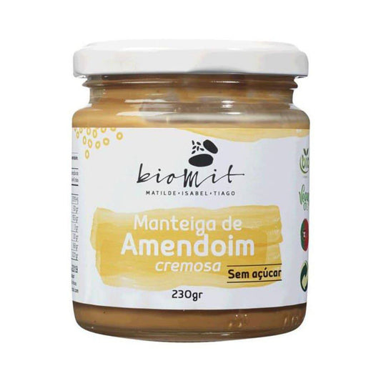 Manteiga de Amendoim Cremosa BIO Biomit 230 gr - Go Natural