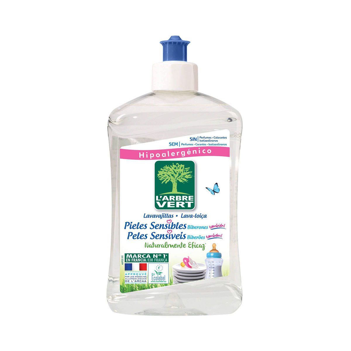 Detergente de Loiça para Peles Sensíveis 500 ml - Go Natural
