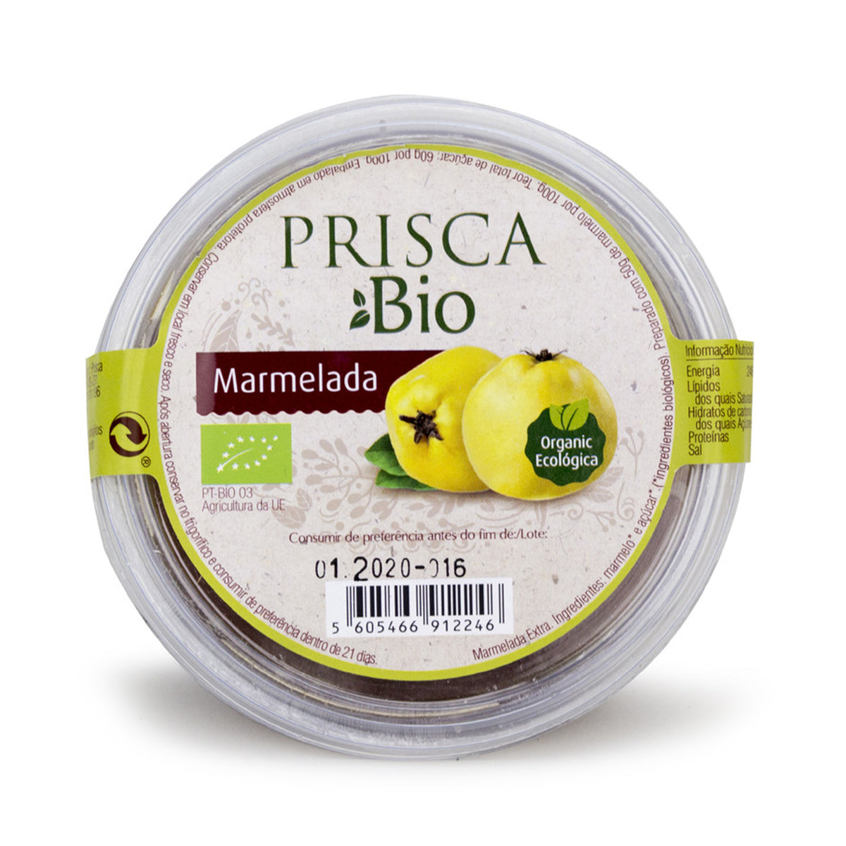 Marmelada BIO 250 gr - Go Natural