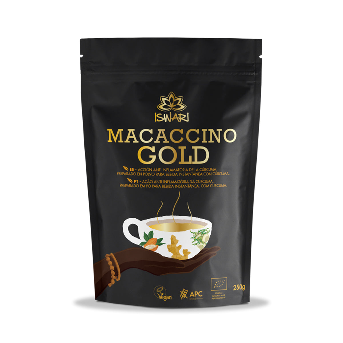 Macaccino Gold Iswari BIO 250gr - Go Natural